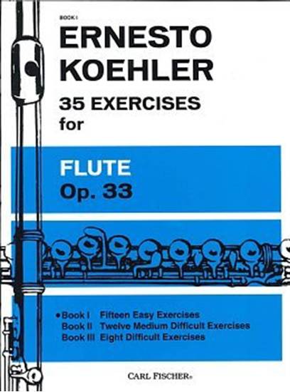 GYW00072250 ケーラー　３５の練習曲op.33　第１巻／フルート　KOHLER Ernesto Fortschritt im Flotenspiel Op.33 Heft 1　 の画像