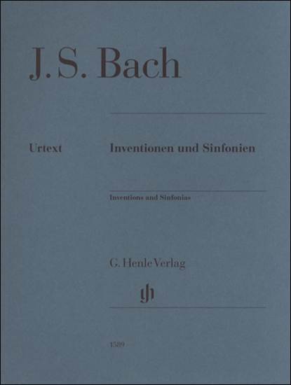 GYP00116227 バッハ　インヴェンションとシンフォニア BWV 772-801(運指なし)/原典版/シェイデラー編(紙装) の画像