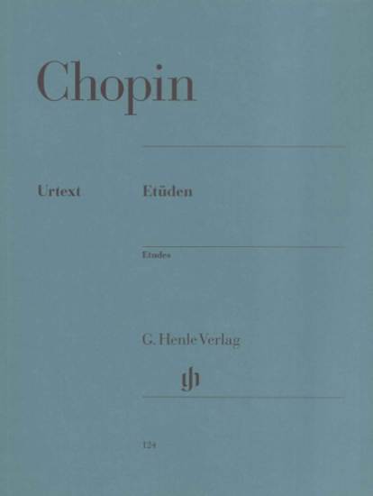 （１２４）ショパン　エチュード　（原典版／ヘンレ社）FREDERIC CHOPIN Etudes Ewald Zimmermann (Editor) Hermann Keller (Fingering の画像
