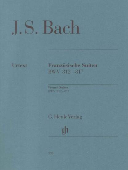 （５９３）バッハﾌﾗﾝｽ組曲BWV812-817原典版SCHEIDELER編　（原典版／ヘンレ社） JOHANN SEBASTIAN BACH French Suites BWV 812-817 Ullri の画像