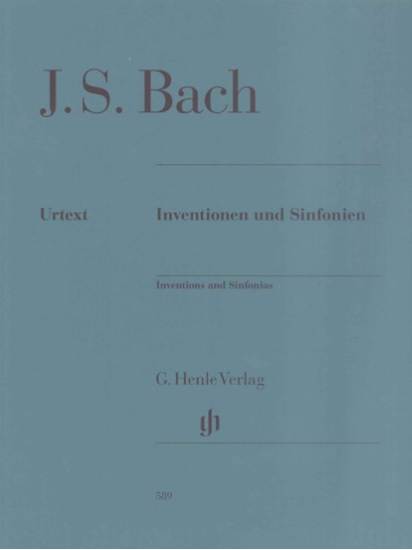 （５８９）運指付シェイデラー編バッハインヴェンションとｼﾝﾌｫﾆｱ　（原典版／ヘンレ社） JOHANN SEBASTIAN BACH Inventions and Sinfonia の画像