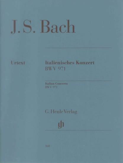 （１６０）バッハ　イタリア協奏曲　（原典版／ヘンレ社）JOHANN SEBASTIAN BACH Italian Concerto BWV 971 Rudolf Steglich (Editor) Ha の画像