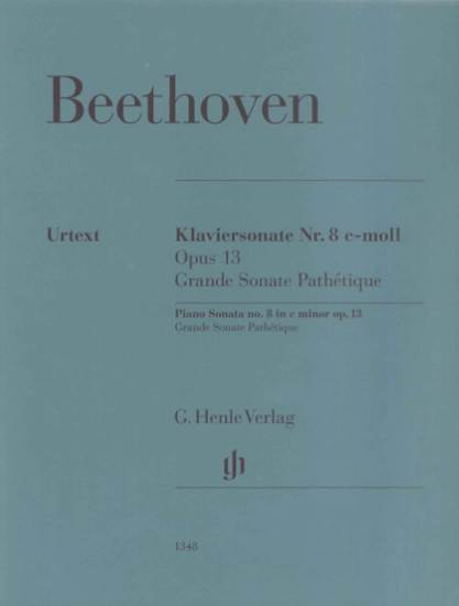 （１３４８）ベートーヴェン　ピアノソナタ第８番Ｏｐ１３ 悲愴　（原典版／ヘンレ社）LUDWIG VAN BEETHOVEN Piano Sonata no. 8 c minor の画像