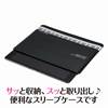 Piano line レザー調タブレットスリーブケース(鍵盤) の画像