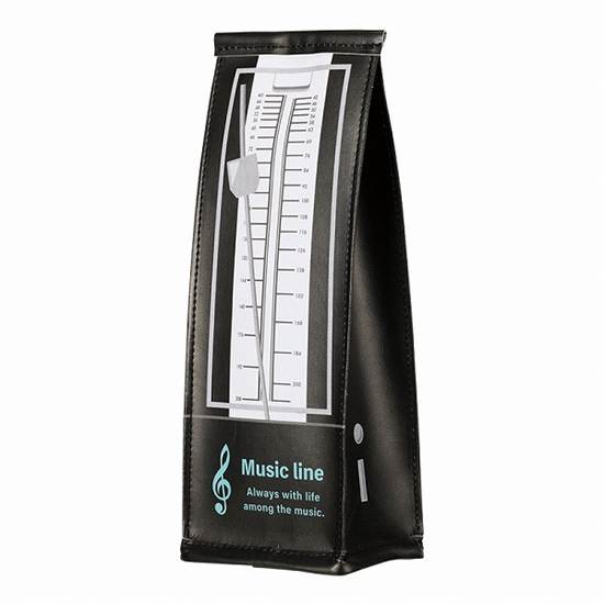 Music line メトロノーム型ペンケース(ブラック) の画像