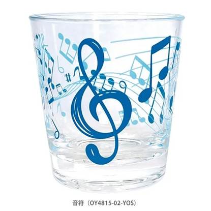 アクリルタンブラー　音符 の画像