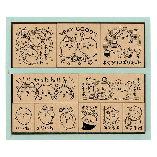 ちいかわ　木製ごほうびスタンプ　パーティー【発注単位：３個】 の画像