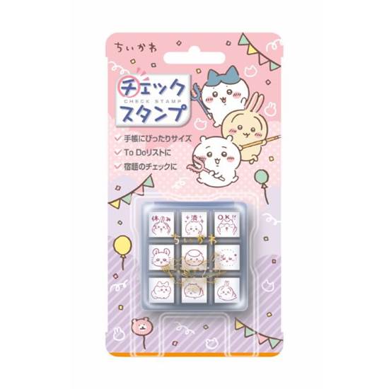 ちいかわ　チェックスタンプ　パーティー【発注単位：３個】 の画像
