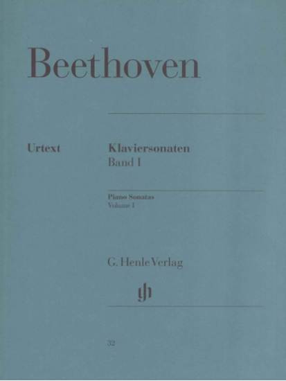 （３２）ベートーヴェン　ピアノソナタ集（１）　（原典版／ヘンレ社）Hansen運指 LUDWIG VAN BEETHOVEN Piano Sonatas Volume I Bertha の画像