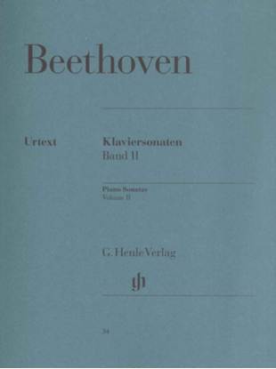 （３４）ベートーヴェン　ピアノソナタ集（２）　（原典版／ヘンレ社）LUDWIG VAN BEETHOVEN Piano Sonatas Volume II Bertha Antonia W の画像