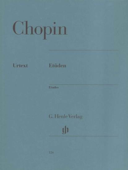（１２４）ショパン　エチュード　（原典版／ヘンレ社）FREDERIC CHOPIN Etudes Ewald Zimmermann (Editor) Hermann Keller (Fingering の画像