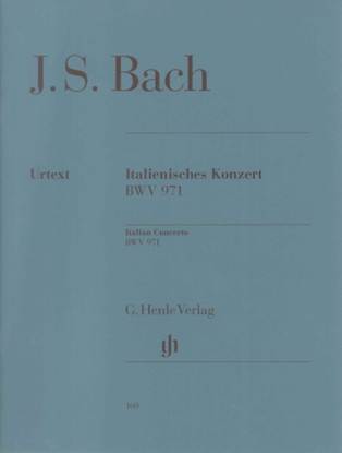 （１６０）バッハ　イタリア協奏曲　（原典版／ヘンレ社）JOHANN SEBASTIAN BACH Italian Concerto BWV 971 Rudolf Steglich (Editor) Ha の画像