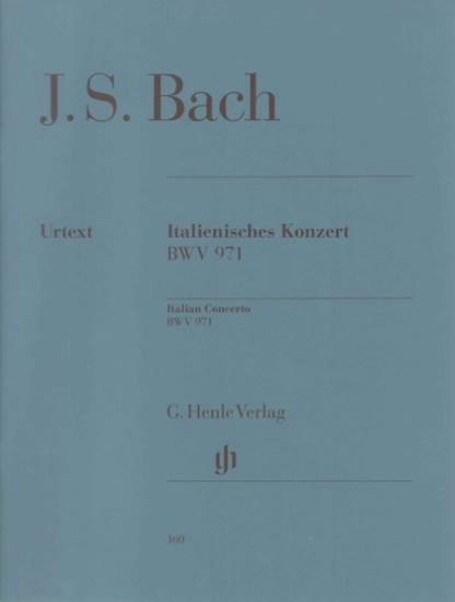 （１６０）バッハ　イタリア協奏曲　（原典版／ヘンレ社）JOHANN SEBASTIAN BACH Italian Concerto BWV 971 Rudolf Steglich (Editor) Ha の画像