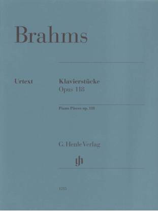 （１２１５）ブラームス　６つの小品　Ｏｐ．１１８　（原典版／ヘンレ社） JOHANNES BRAHMS Piano Pieces op. 118 Katrin Eich (Editor) の画像