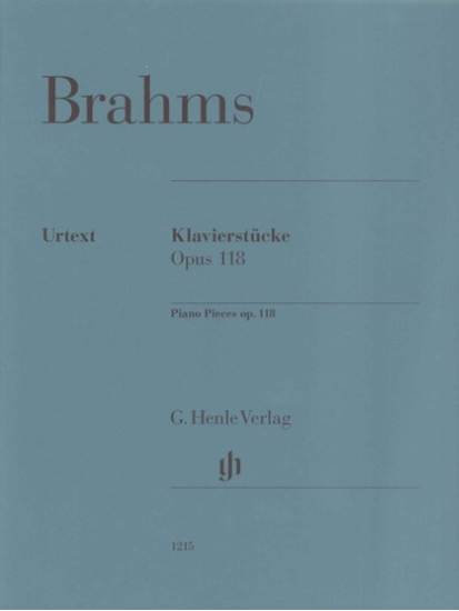 （１２１５）ブラームス　６つの小品　Ｏｐ．１１８　（原典版／ヘンレ社） JOHANNES BRAHMS Piano Pieces op. 118 Katrin Eich (Editor) の画像