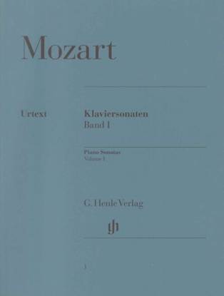 （１）モーツァルト　ピアノソナタ（１）　（原典版／ヘンレ社）WOLFGANG AMADEUS MOZART Piano Sonatas Volume I Ernst Herttrich (Edi の画像