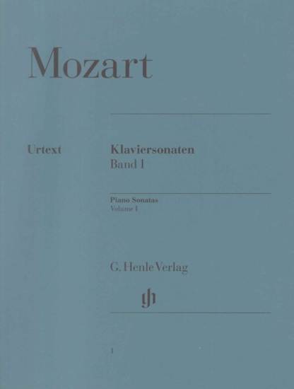 （１）モーツァルト　ピアノソナタ（１）　（原典版／ヘンレ社）WOLFGANG AMADEUS MOZART Piano Sonatas Volume I Ernst Herttrich (Edi の画像