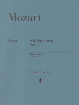（２）モーツァルト　ピアノソナタ（２）　（原典版／ヘンレ社）WOLFGANG AMADEUS MOZART Piano Sonatas Volume II Ernst Herttrich (Ed の画像