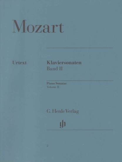（２）モーツァルト　ピアノソナタ（２）　（原典版／ヘンレ社）WOLFGANG AMADEUS MOZART Piano Sonatas Volume II Ernst Herttrich (Ed の画像
