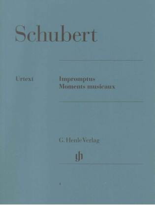 （４）シューベルト　即興曲／楽興の時　（原典版／ヘンレ社）FRANZ SCHUBERT Impromptus and Moments musicaux Walter Gieseking (Edito の画像
