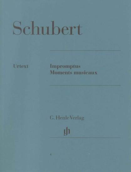 （４）シューベルト　即興曲／楽興の時　（原典版／ヘンレ社）FRANZ SCHUBERT Impromptus and Moments musicaux Walter Gieseking (Edito の画像