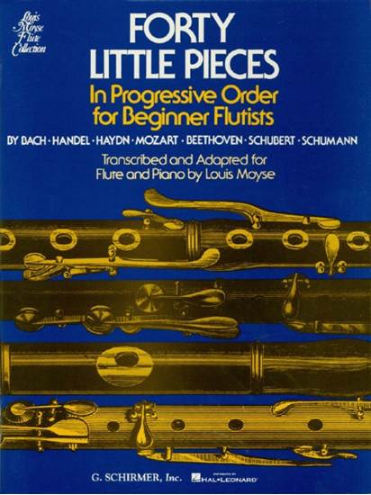 輸入　フルートソロ　４０の小品集　（Ｆｌｕｔｅ　＆　Ｐｉａｎｏ）　40 Little Pieces in Progressive Order for Beginner /Various の画像