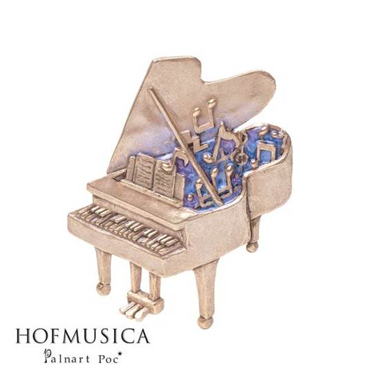 ＨＯＦＭＵＳＩＣＡ　ピアノホール　ブローチ の画像